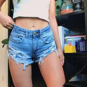 AE High Rise Vintage Festival Shorts